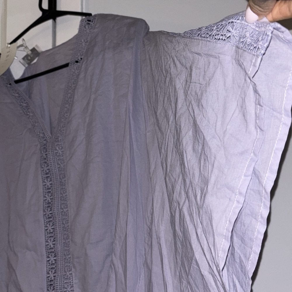 Lavender Color Beach Coverup - Picture 3 of 7